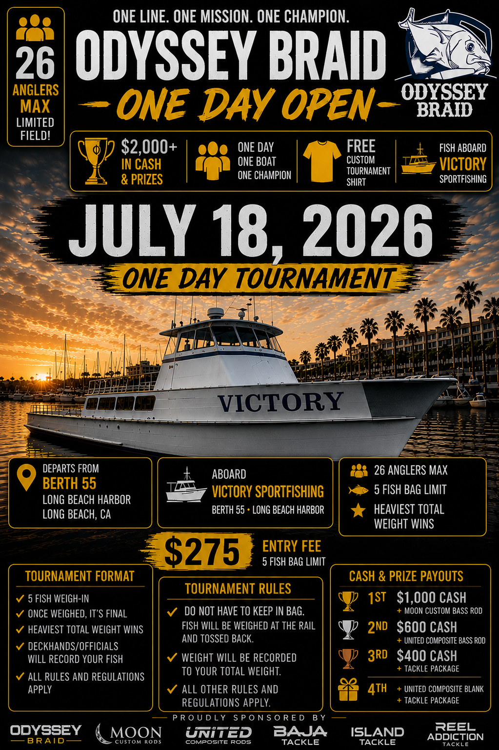 Odyssey Braid One Day Open – Tournament Registration